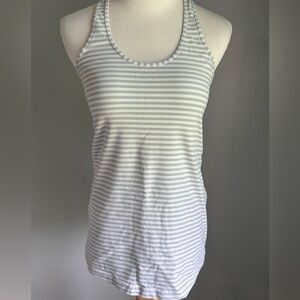 Lululemon Striped Gray Tank Top